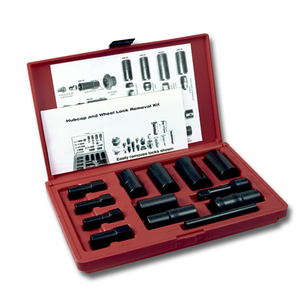 Wheel Lock Removal Set Removes GM Ford & Chrysler - Storage